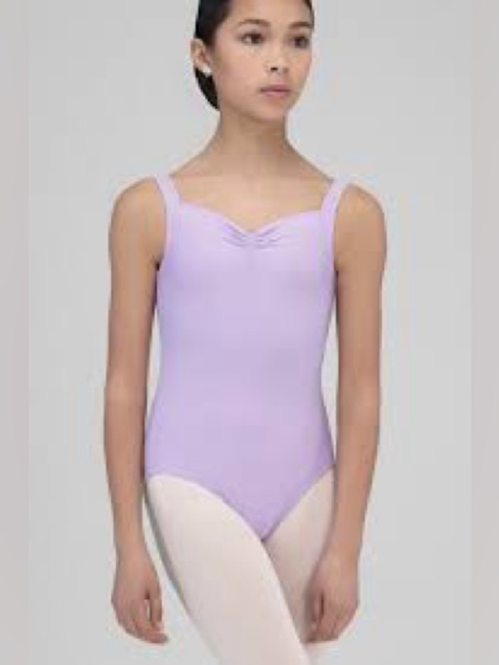 New Wear Moi FAUSTINE dance leotard Child size 8/10 years lilac